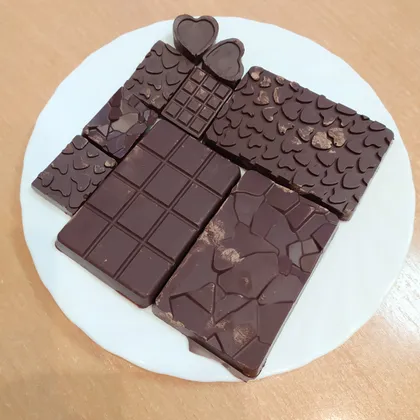 Горький шоколад из урбеча какао-бобов (веганский)