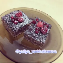 Влажные шоколадные пирожные🍰