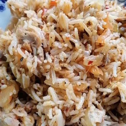 Рис с тунцом в прованском стиле