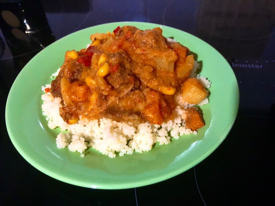 Кускус с говядиной и овощами