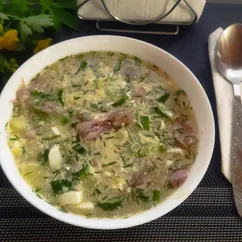 Окрошка с холодцом
