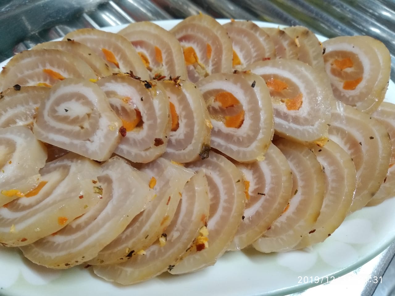 Рулет из свиной кожи с овощами рецепт – Европейская кухня: Закуски. «Еда»