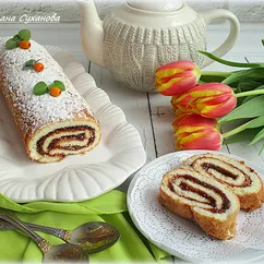 Бисквитный рулет