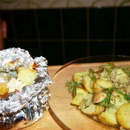 Картофель с грибами на ужин #пп