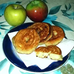 Яблочные пончики😋🍎🍏🥯