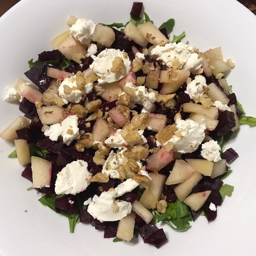 Салат овощной с рикоттой – кулинарный рецепт