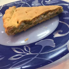 Пирог с зелёным луком и яйцом 🥧