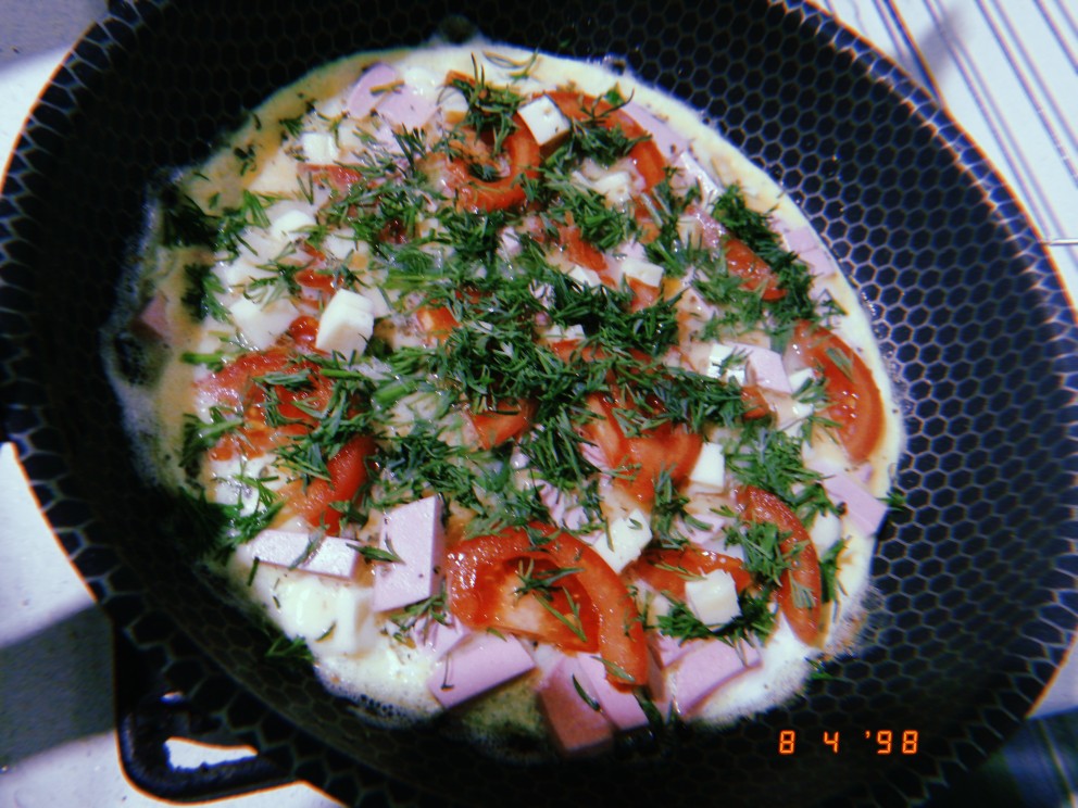 Фритата на сковородке🥘