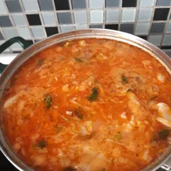 Капустняк с квашеной капустой и пшеном