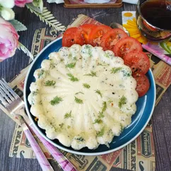 Омлет с брокколи в аэрогриле 