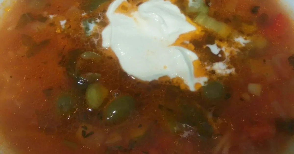 Вкуснейшая солянка... без мяса рецепт с фото пошаговый от Соня Денисова ...