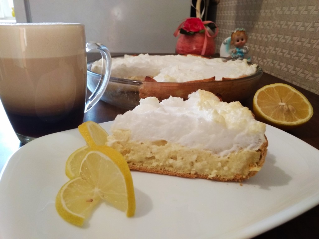 Французский тарт с творогом и лимонным курдом