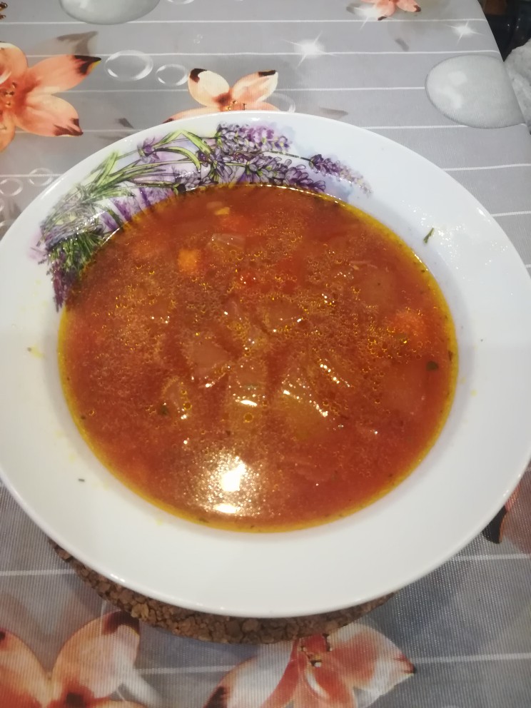 Борщ из того, что было