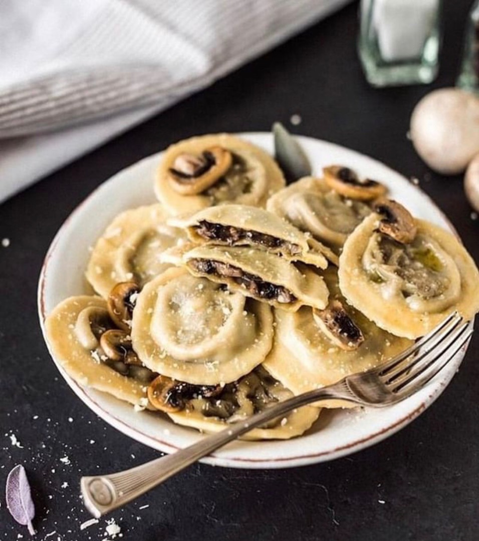 🥟ВЕГАНСКИЕ ПЕЛЬМЕНИ С ГРИБАМИ🥟