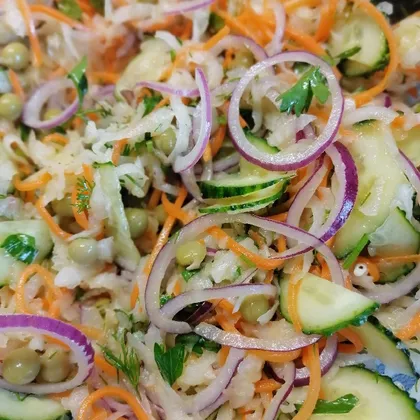 Витаминный салат из редьки