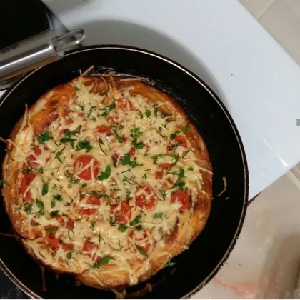 Пицца в сковороде