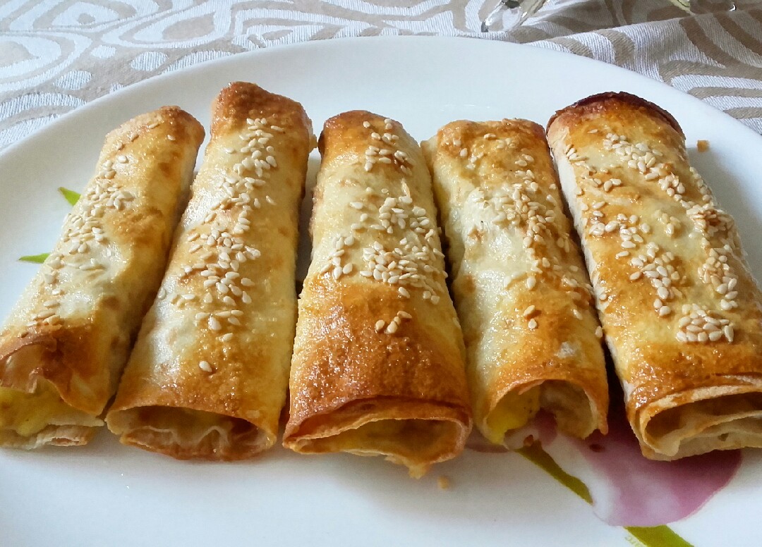 Рулетики с курицей и сыром