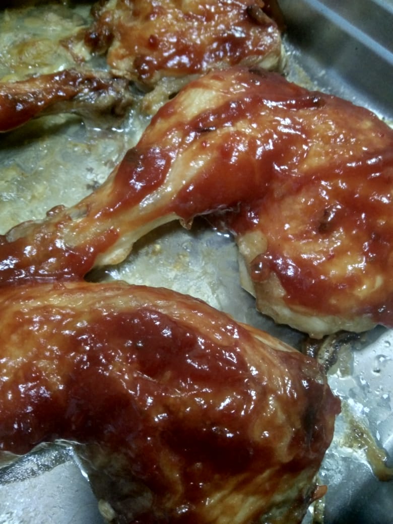 Ножка с соусом "Сальса"