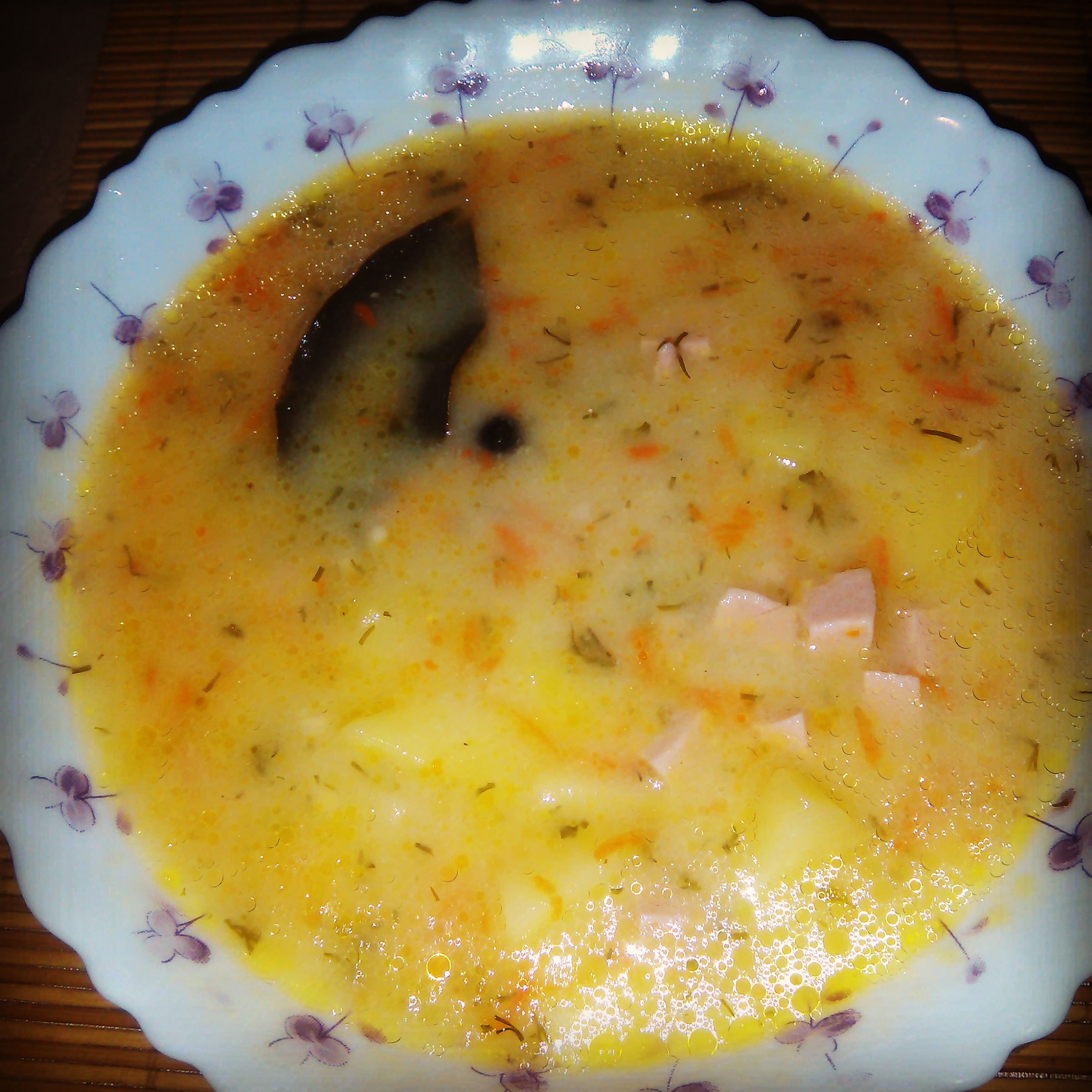 Сырный суп с колбасой (рецепт с плавленным сыром) - Пошаговый рецепт с фото | Первые блюда