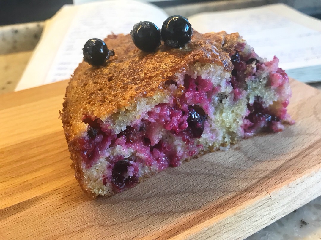 Манник с черной смородиной #непп