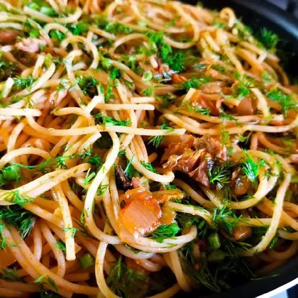 Спагетти с мясом в томатном соусе🍝