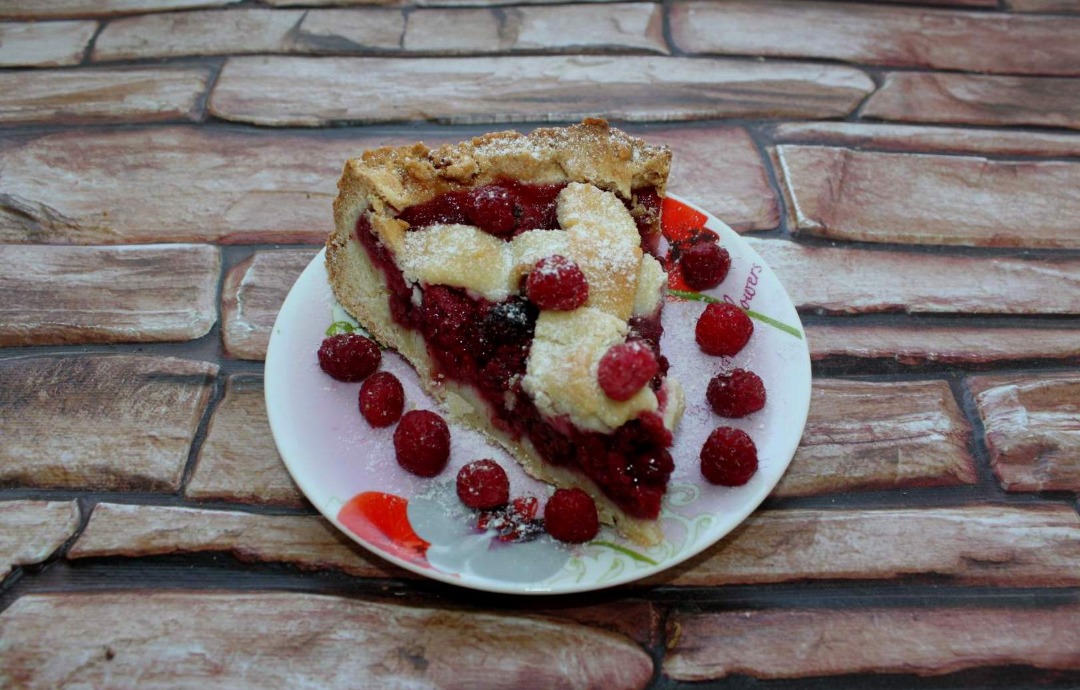 Тертый пирог с малиной — рецепт с фото пошагово