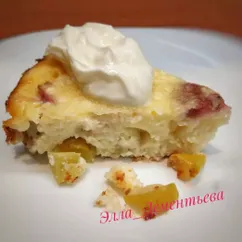 Творожная запеканка с яблоками 🍎