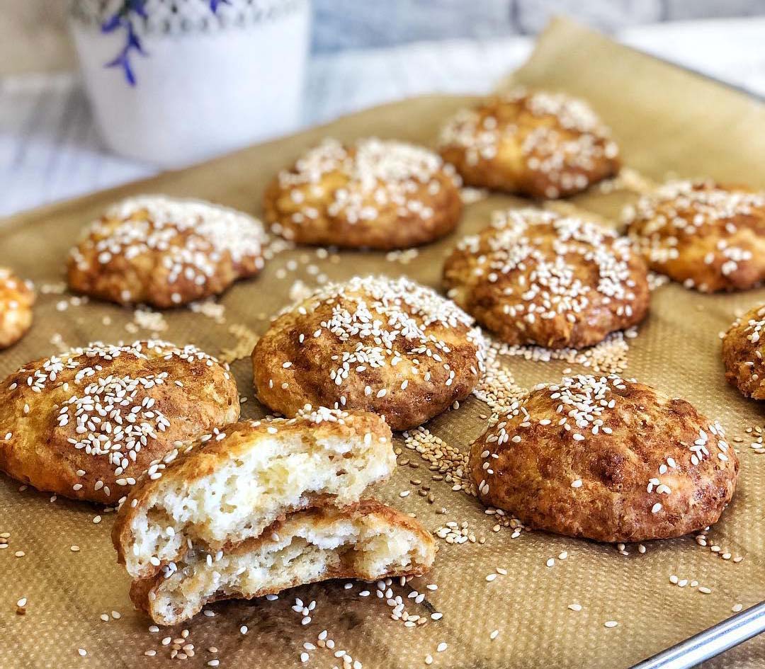 Сырно - кунжутное печенье🍪