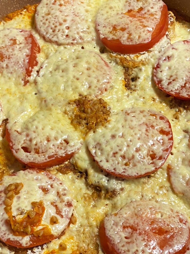 Гречка с рублеными котлетками 🤤