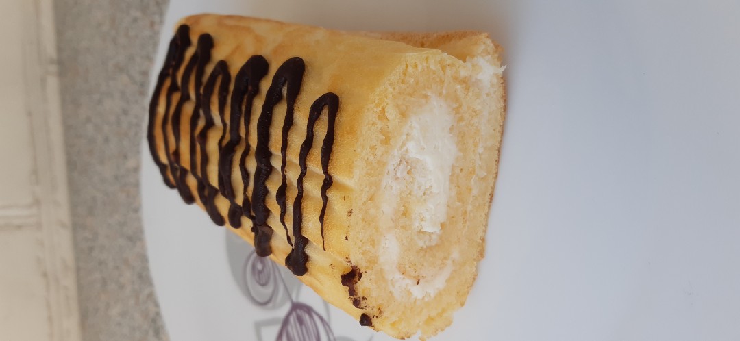 Рулет низкокалорийный с творожно -лимонным кремом🍋