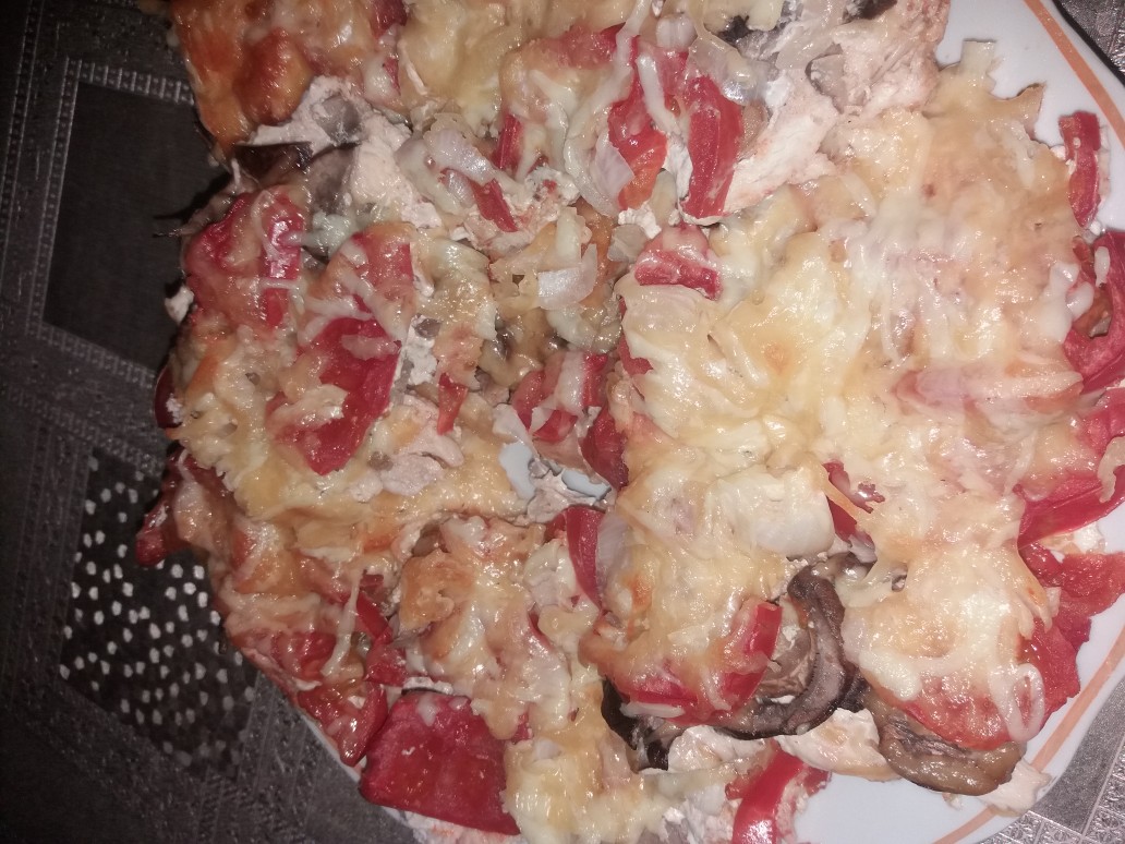 Куриное филе под шубой