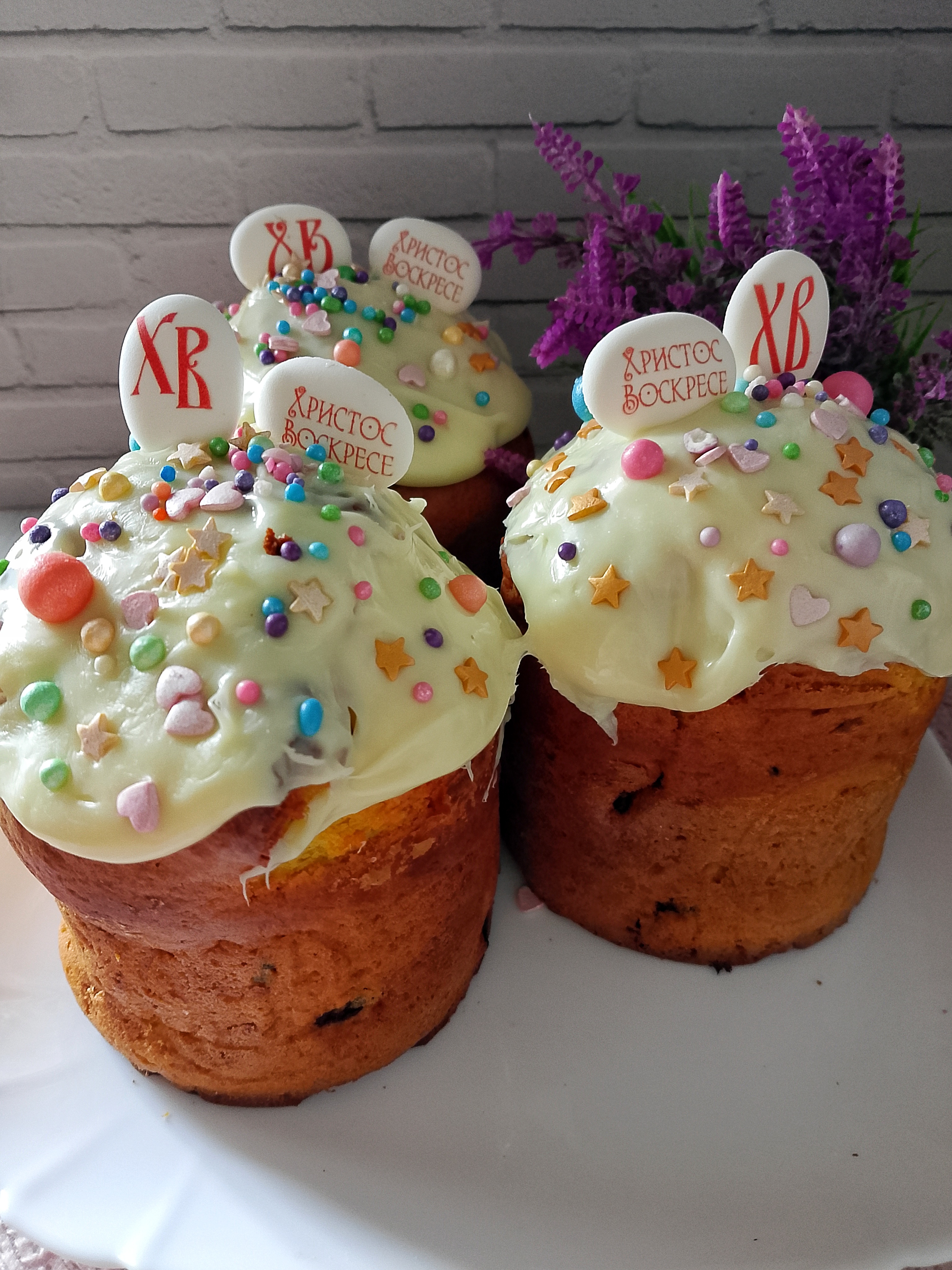 Творожный кулич