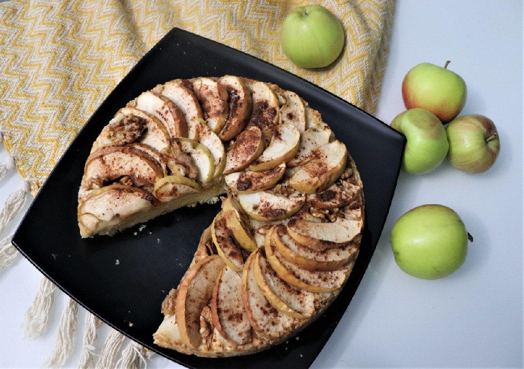 Вегетарианская шарлотка