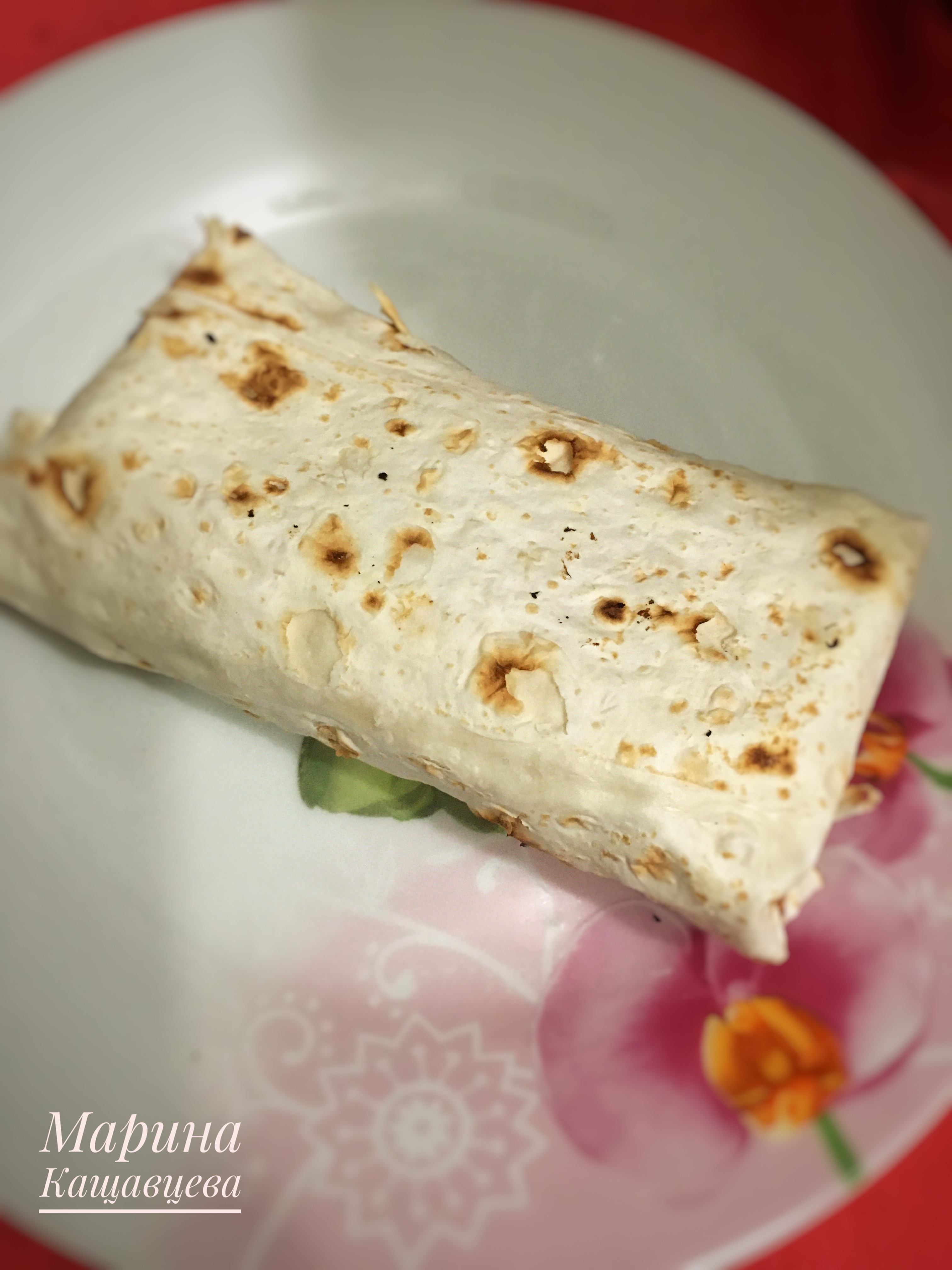 Быстрый ролл с овощами 