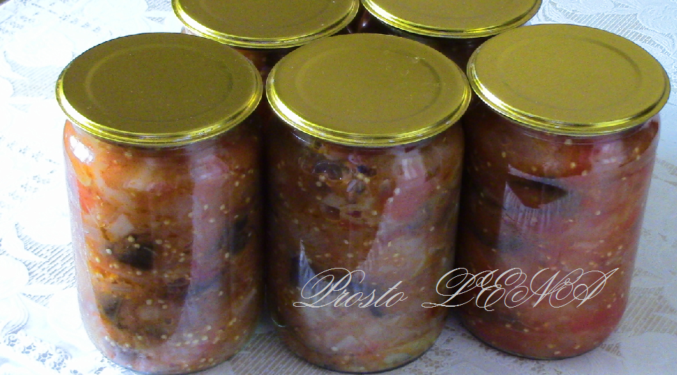 Овощная икра с баклажанами (в зиму). Просто и ооочень вкусно