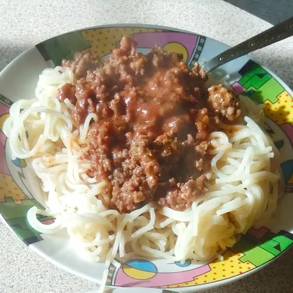 Спагетти с соусом 'Болоньезе'