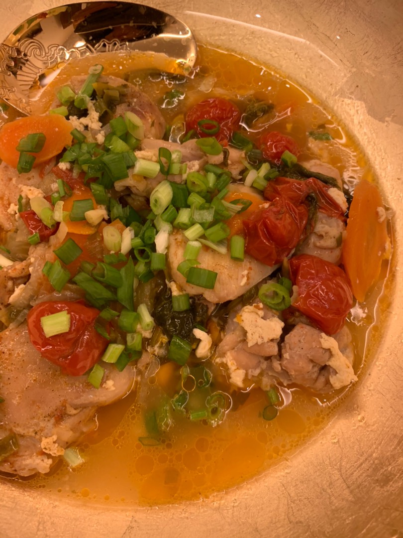 🍗 Курица с помидорами черри