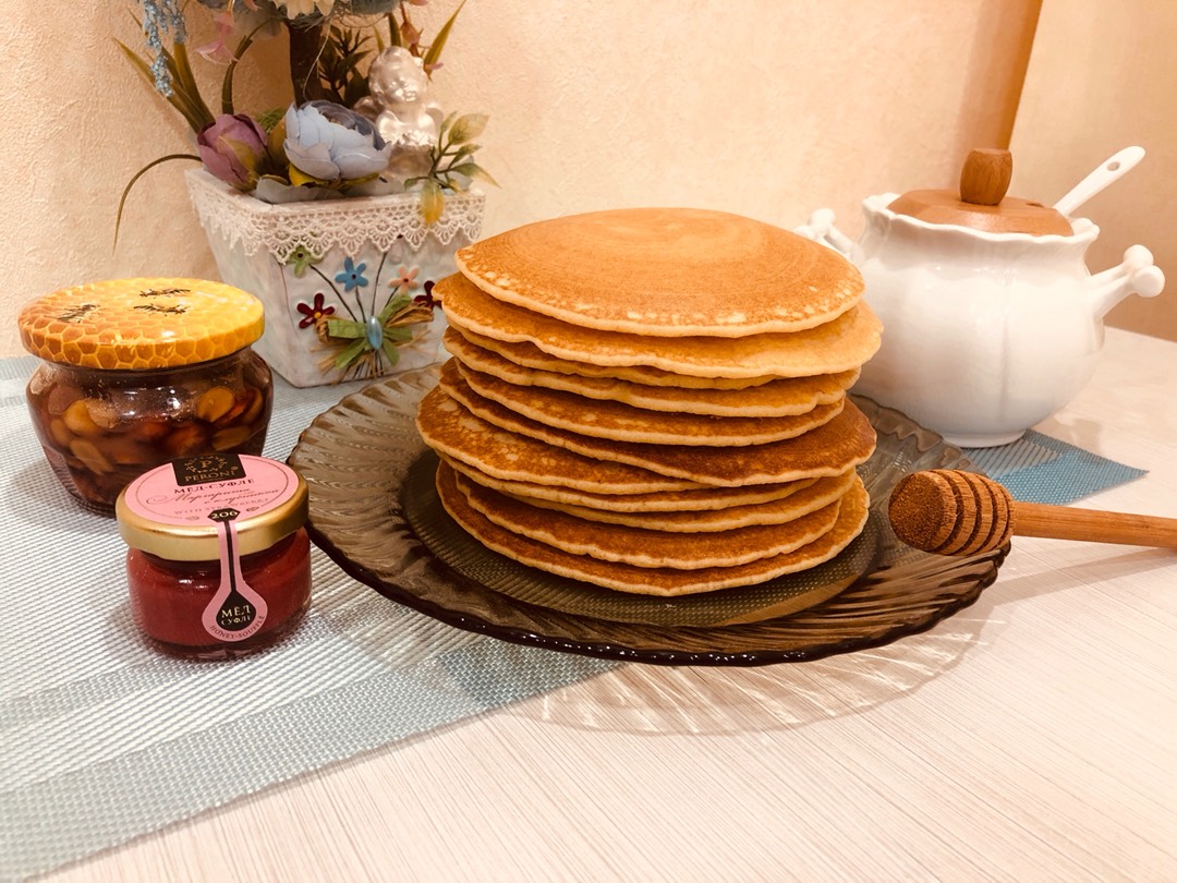 Пышные панкейки 🥞 рецепт с фото пошаговый от Alice Yashina🏃‍♂️ - Овкусе.ру