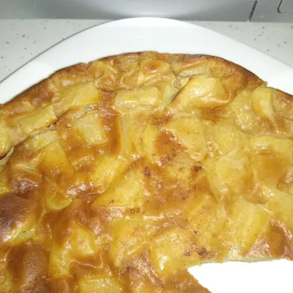 Пирог с яблоком на скисшем кефире пп