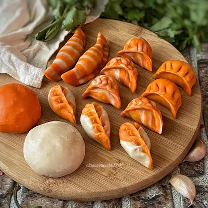 🥟Пельмени из индейки на овощной подушке