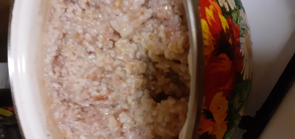 Овсянка с клубничным вареньем