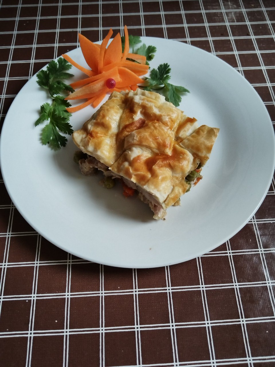 Британский пирог с окороком