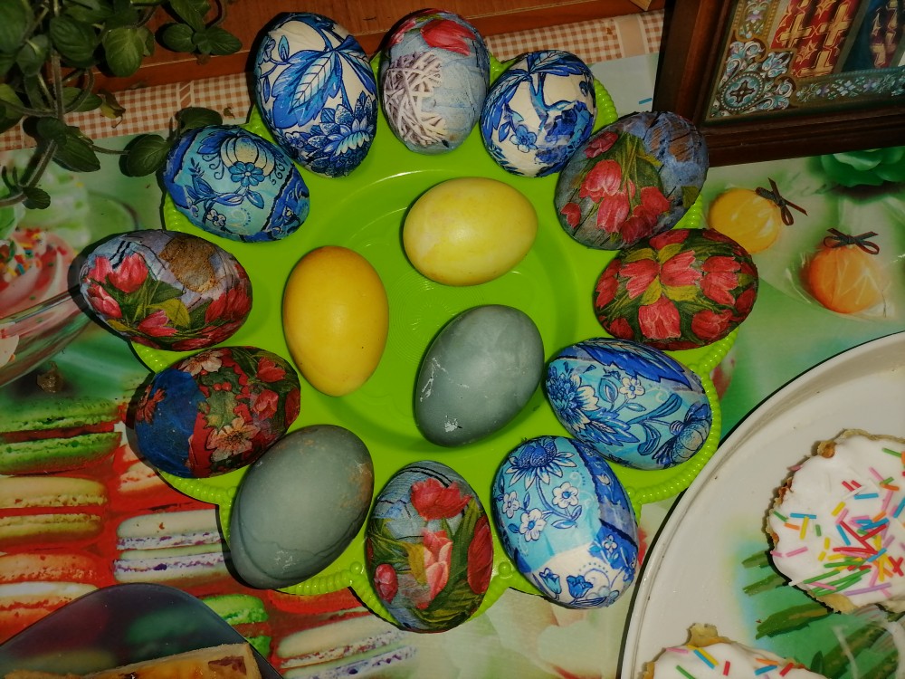 Декупаж яиц