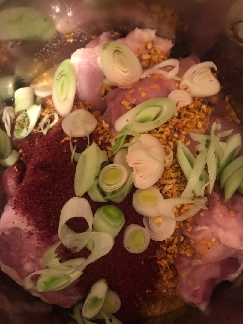 Шашлык из куриных бёдер