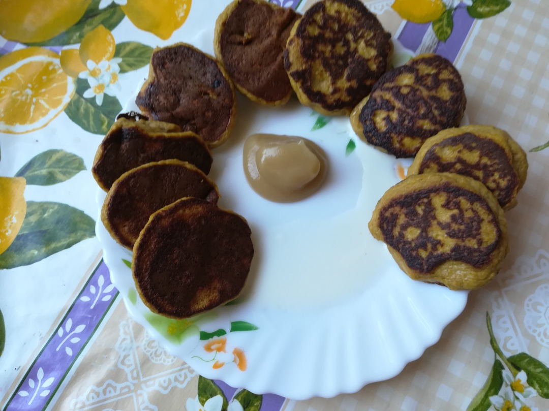 Оладьи с морковью