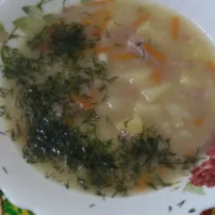 Стол 5. Суп с индейкой и булгуром 🍲