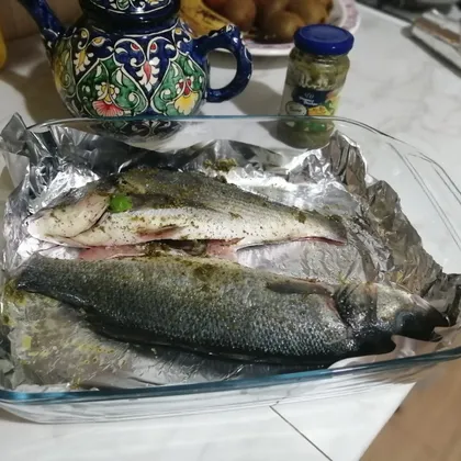 Рыба с соусом песто по- средиземноморски