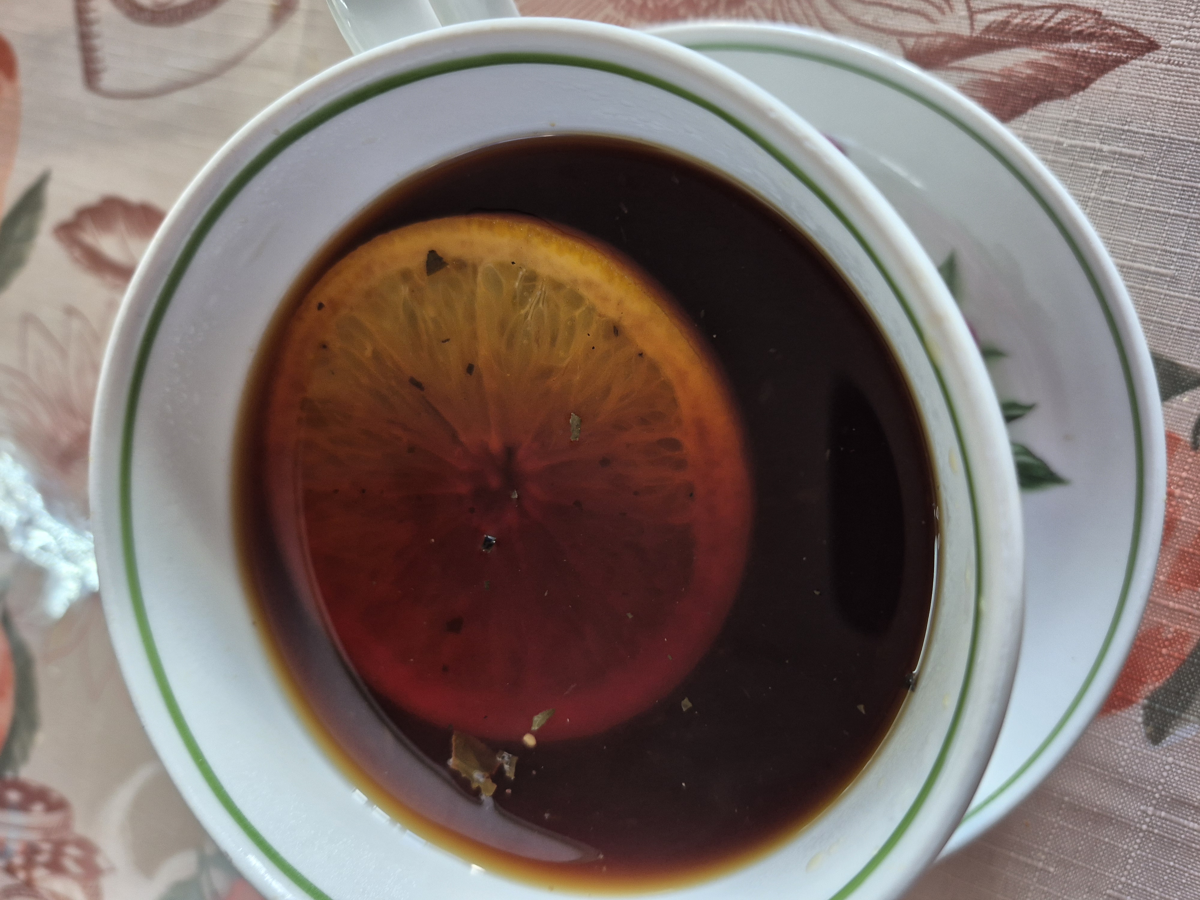 Чай с апельсином