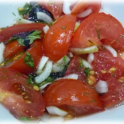 Салат из  свежих помидоров #ПП