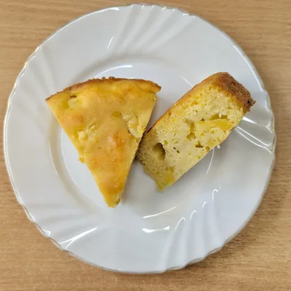 Постная шарлотка